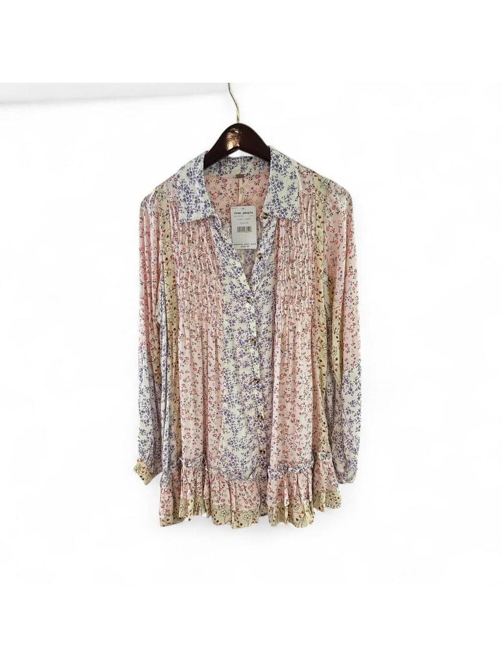 Free People Women's Multi and Pink Dress